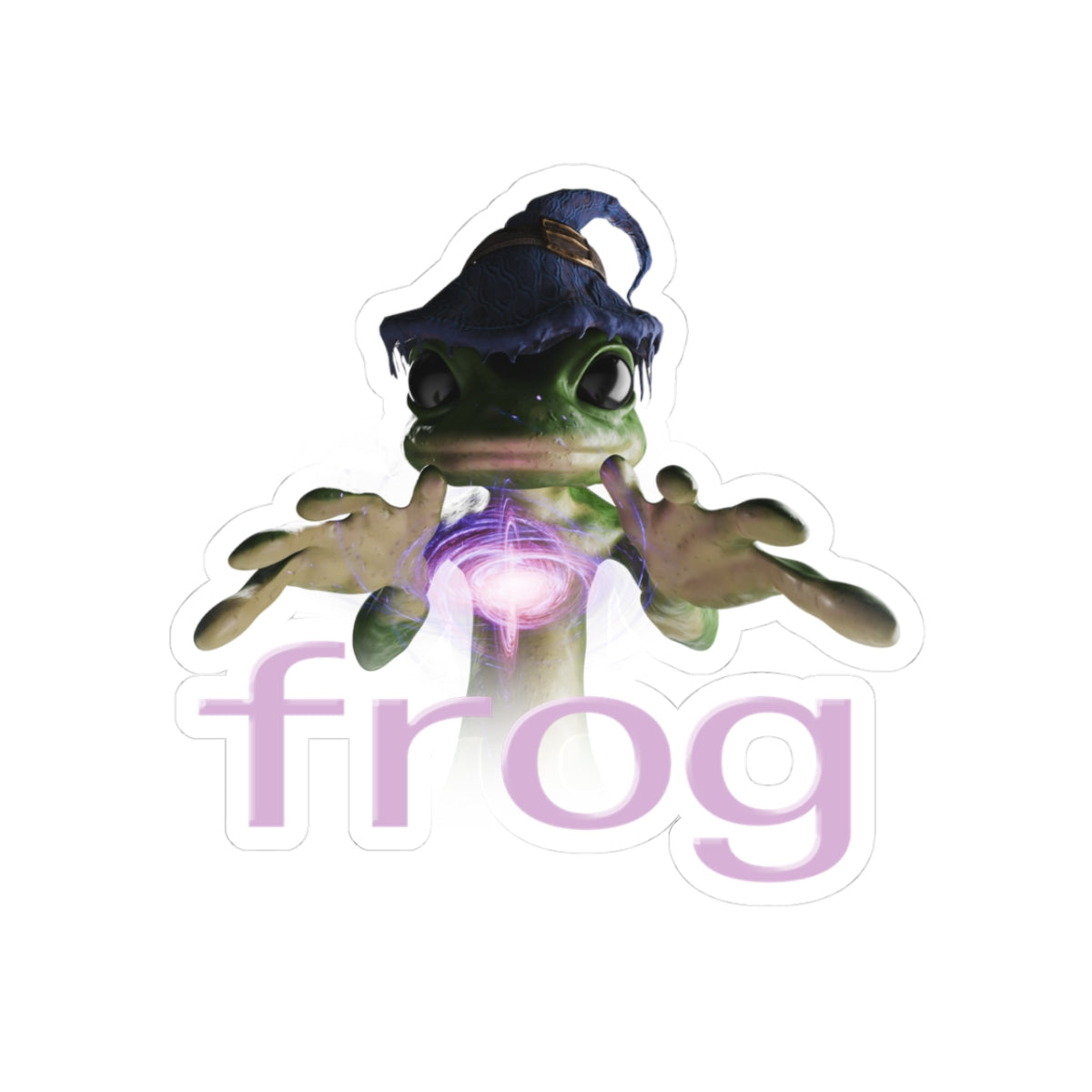 FROG WIZARD STICKER